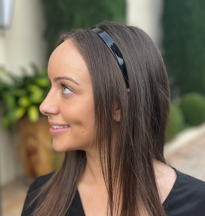 Acetate Headband - Black