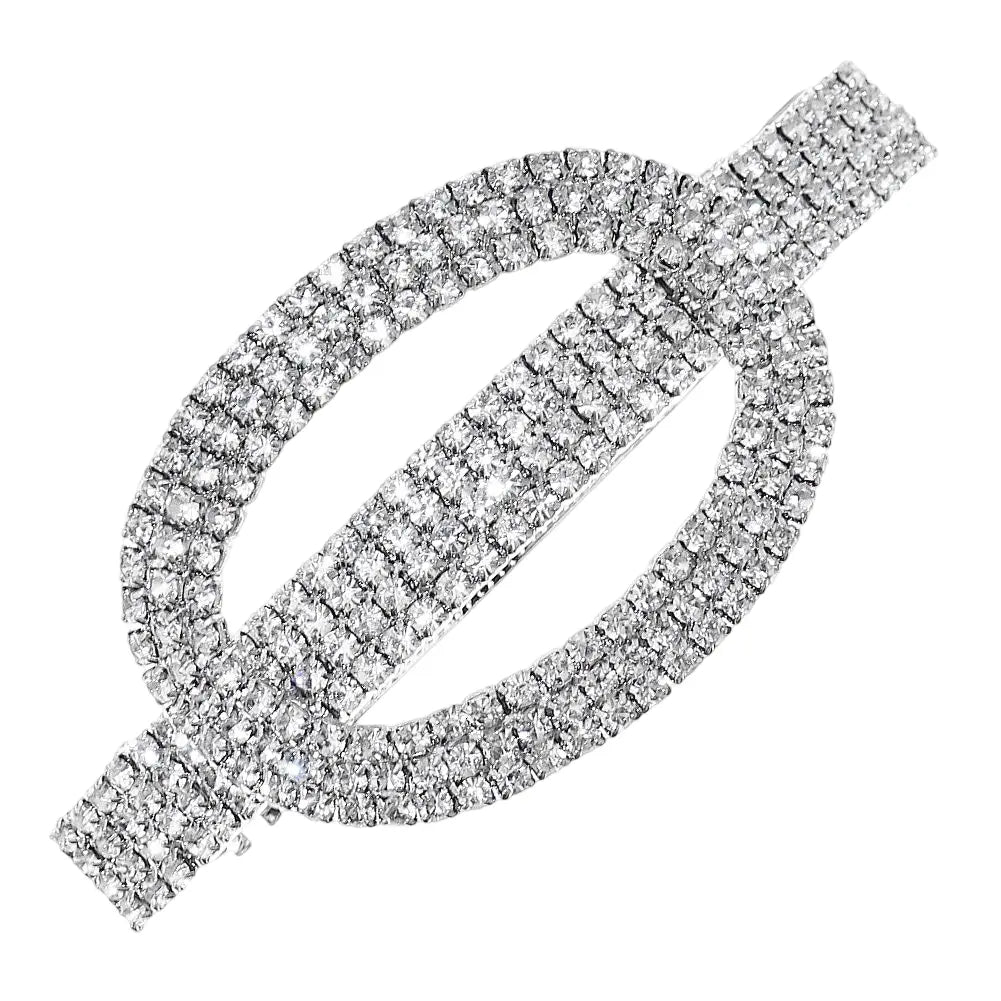 WS The  Deco Crystal Barette