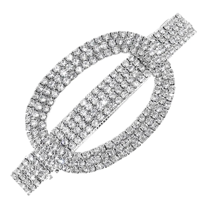 WS The  Deco Crystal Barette
