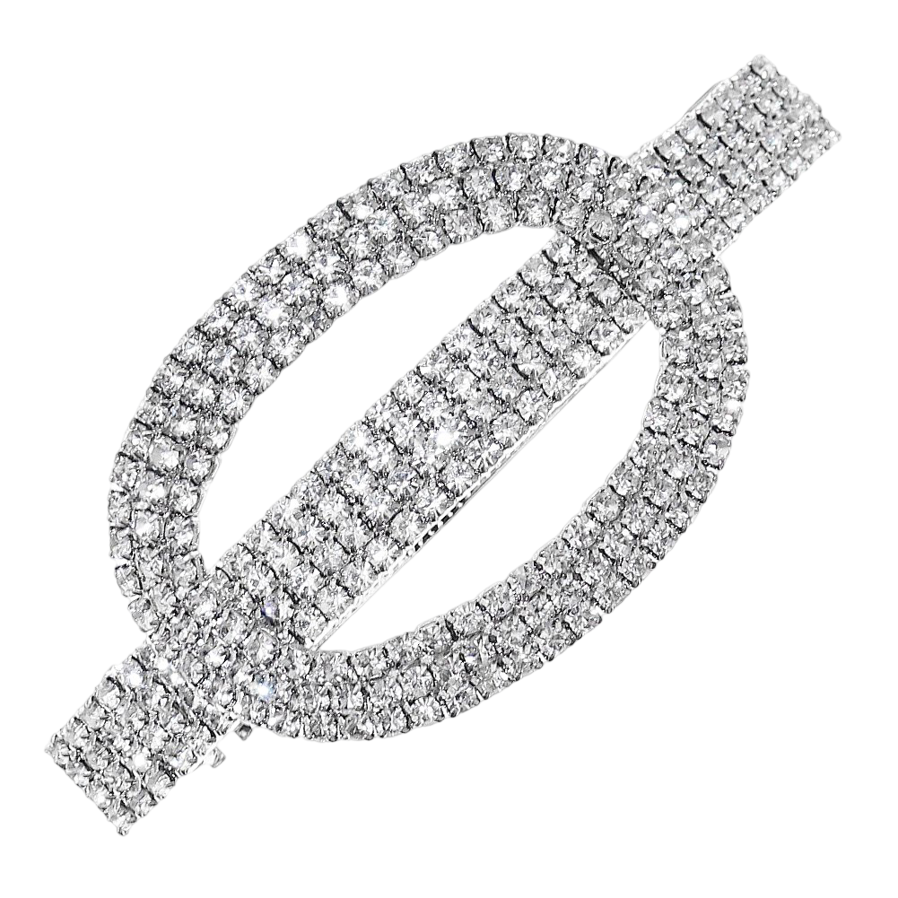 The  Deco Crystal Barette