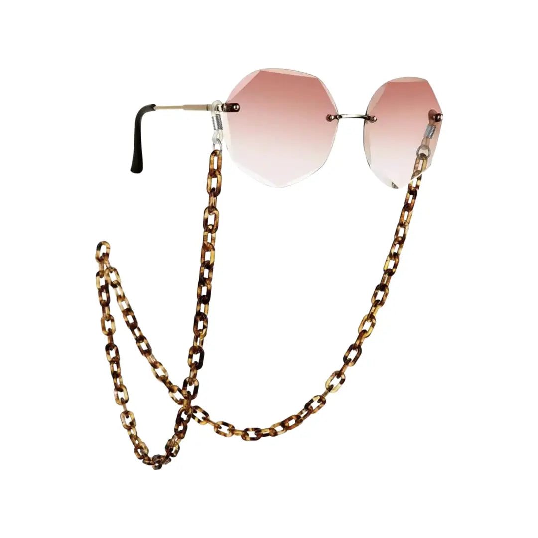 Glasses / Sunglass/Mask Chain in Tortoise