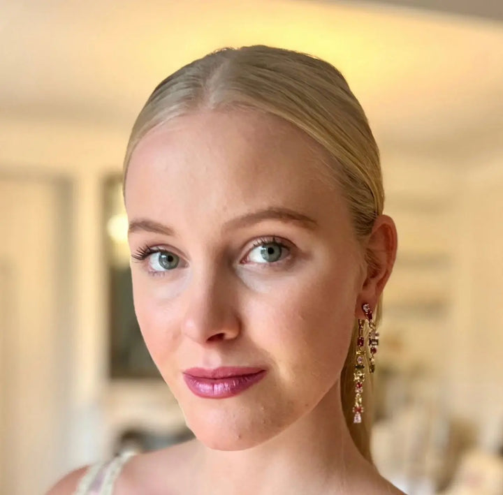 Opera Earrings - Red