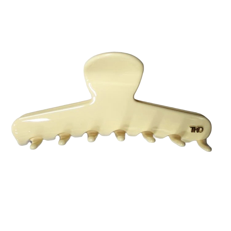 WS - Acetate Hair Claw Line 11.5cm - Butter Yellow