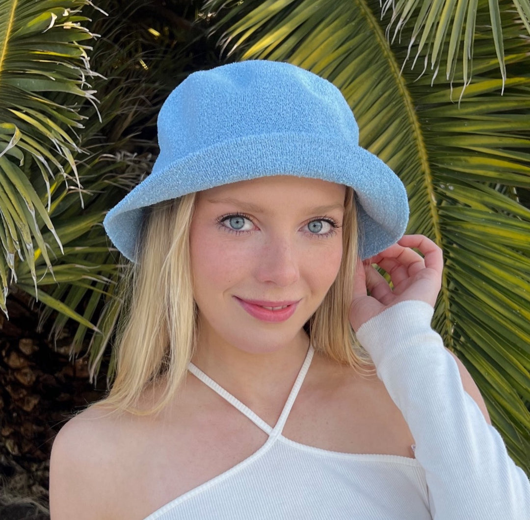 WS Bucket Hat - Terry Powder Blue 744109225499