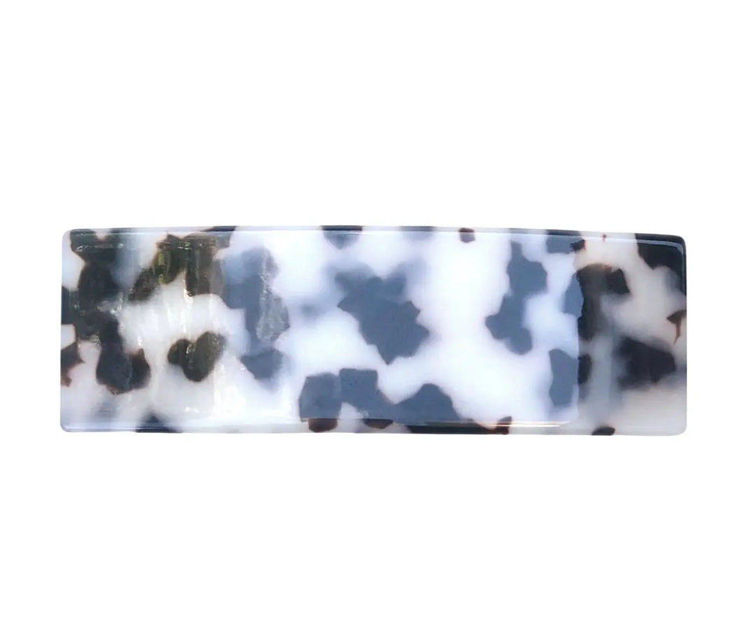 Acetate Barrette -  Oversized in Light Turtle