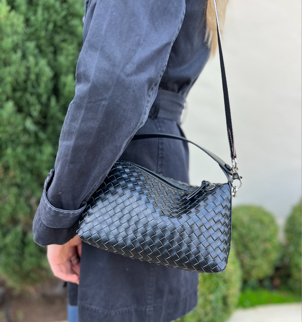 WS Irene Cowhide Bag -Black
