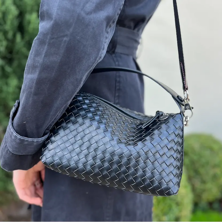 WS Irene Cowhide Bag - Black - Image 1