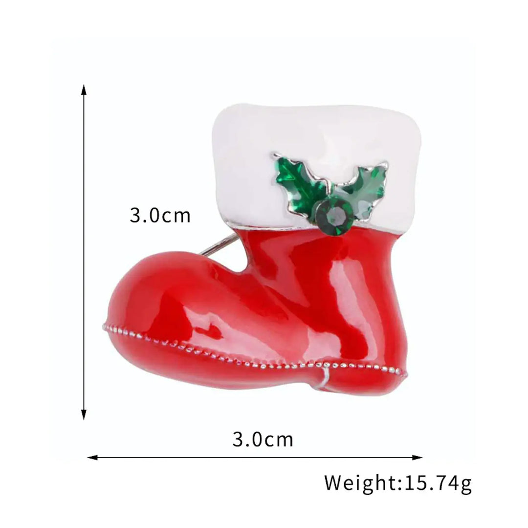 Brooch - Xmas Boot - Image 1