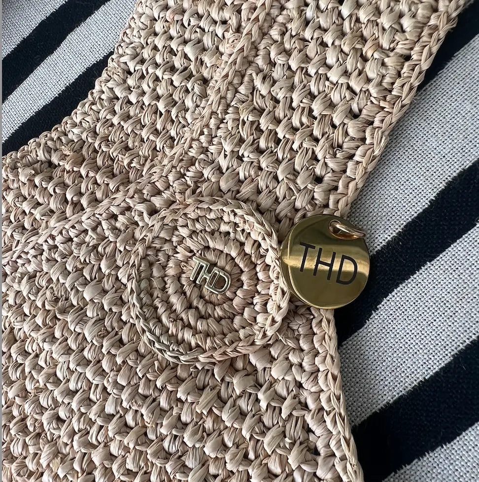WS Eleanor Raffia Oversized Bag - Golden - Image 2