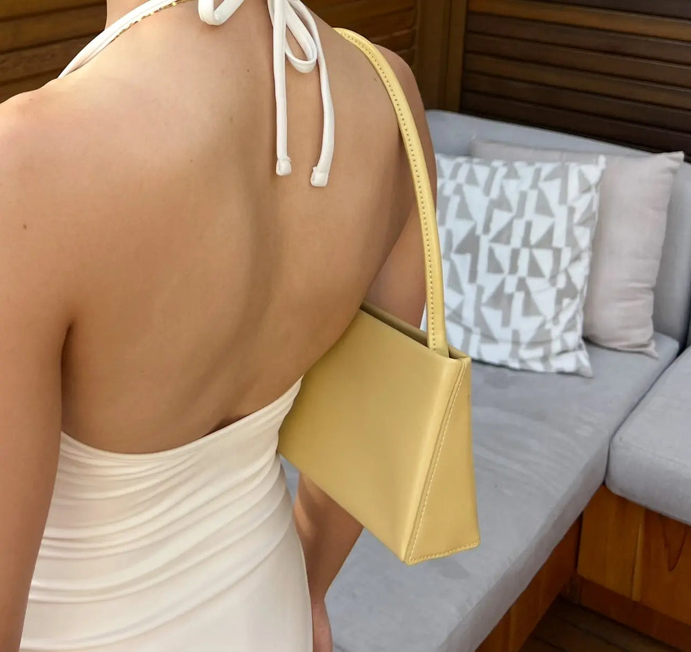 Josephine Cowhide Bag in yellow