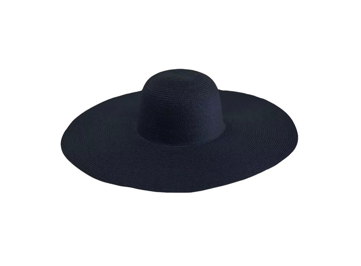 Kentucky UltraWide Brim Hat - Black Tania Hird Designs