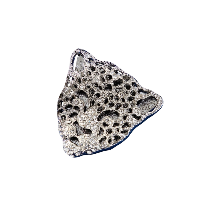 Le leopard Brooch Silver hairflairaus by THD