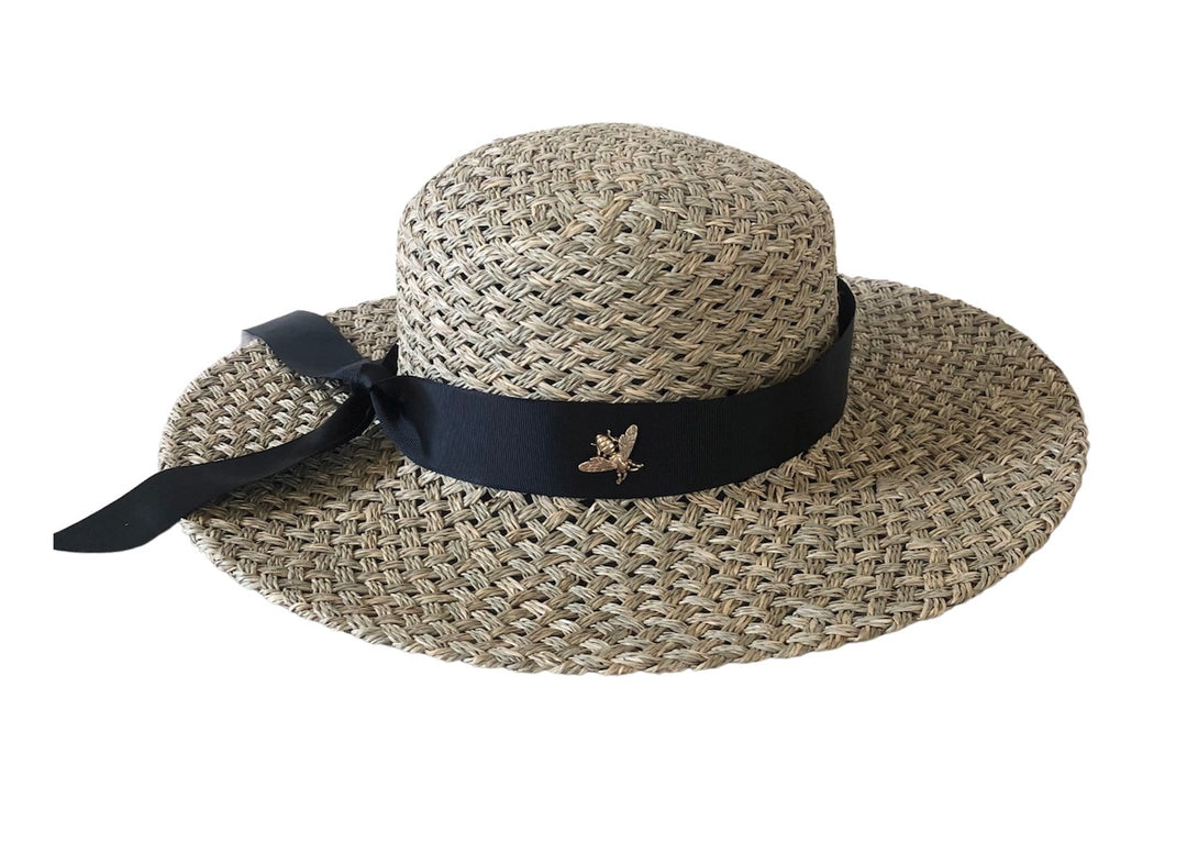 WS - 100% Seagrass Woven Boater  746935882761