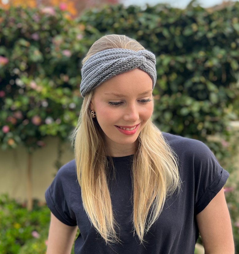 Knitknot Headband - Grey