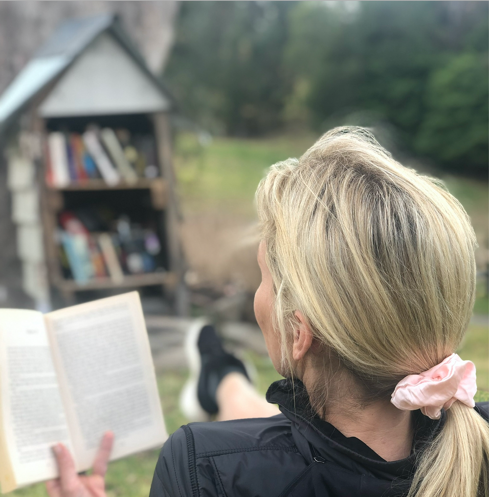 100% Silk Volume Scrunchie in Blush