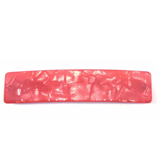 Acetate Barrette - Watermelon Pearl