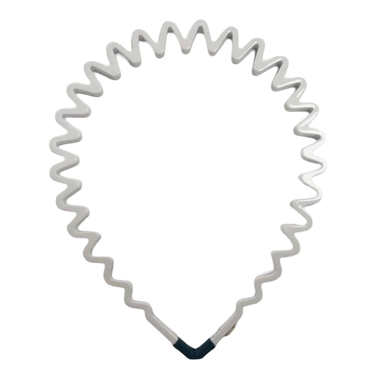 Acetate Wave Headband - White