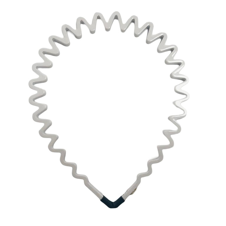 Acetate Wave Headband - White