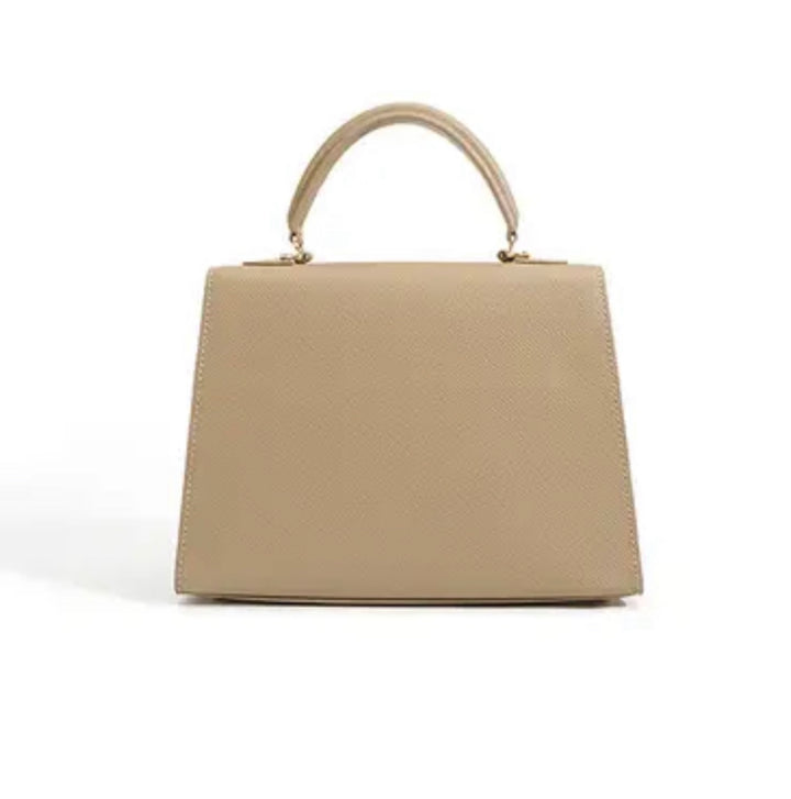 Anna Cowhide Bag - Taupe