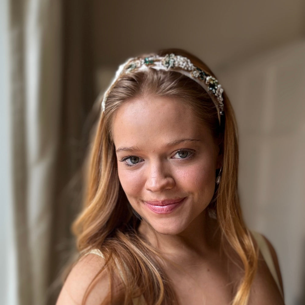 WS Premium Handmade Harvest  encrusted Headband - 754523535333