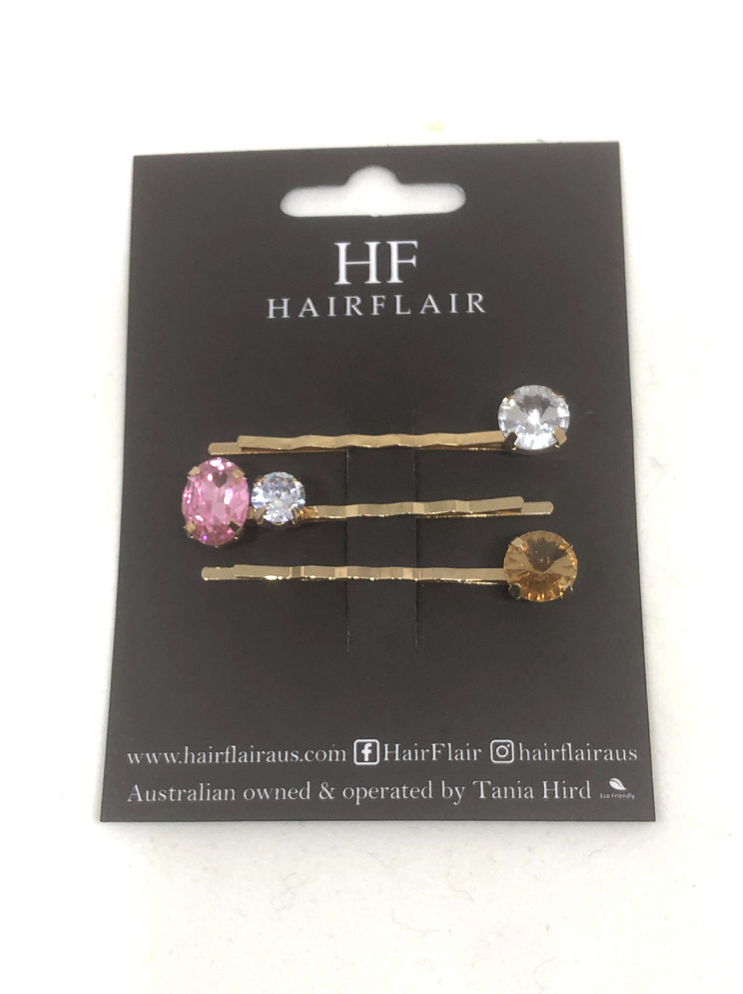 Hairpins - Pink Gems