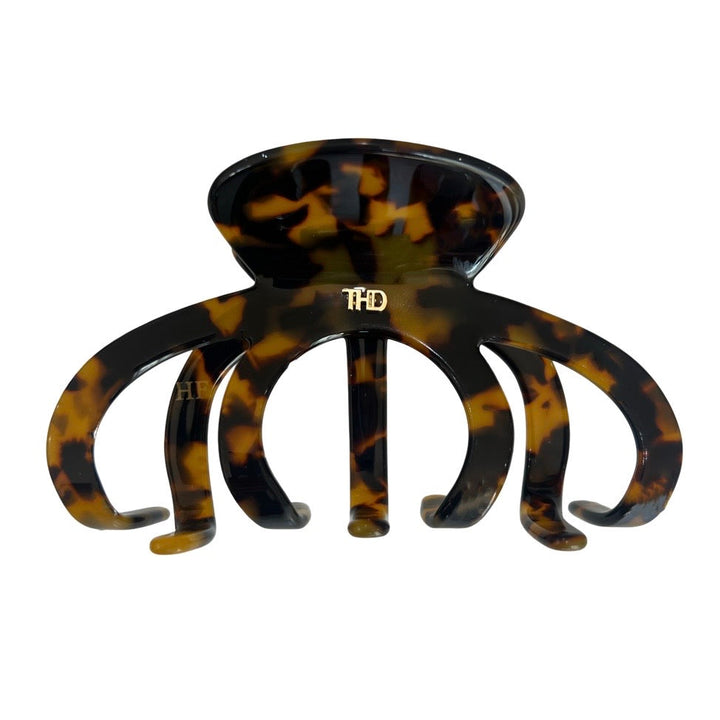 Acetate Oversized Octopus Hair Claw in Gaia Tortoise Tania Hird Designs