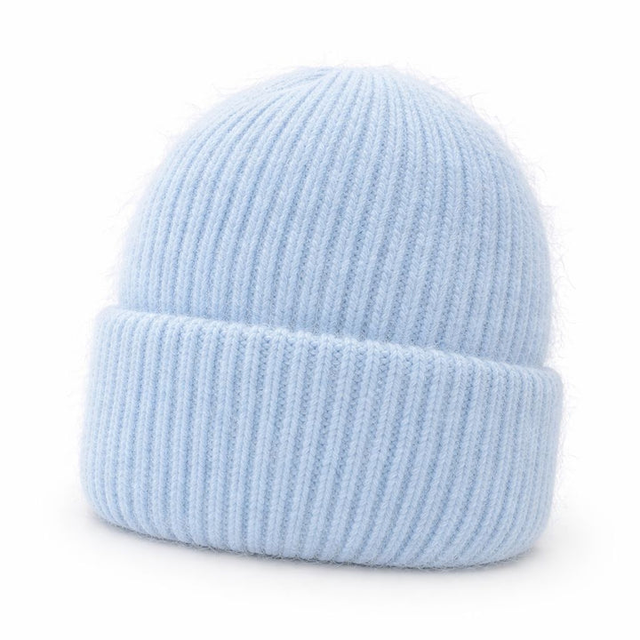 Angora Blend Slouch beanie -Blue
