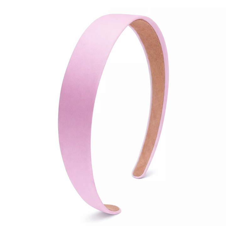 Headband Satin -2.5cm in Pink Tania Hird Designs