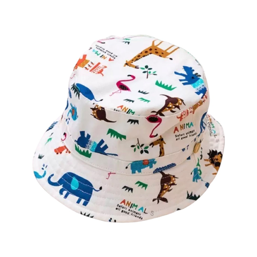Hats - Animal Bucket 6-12m