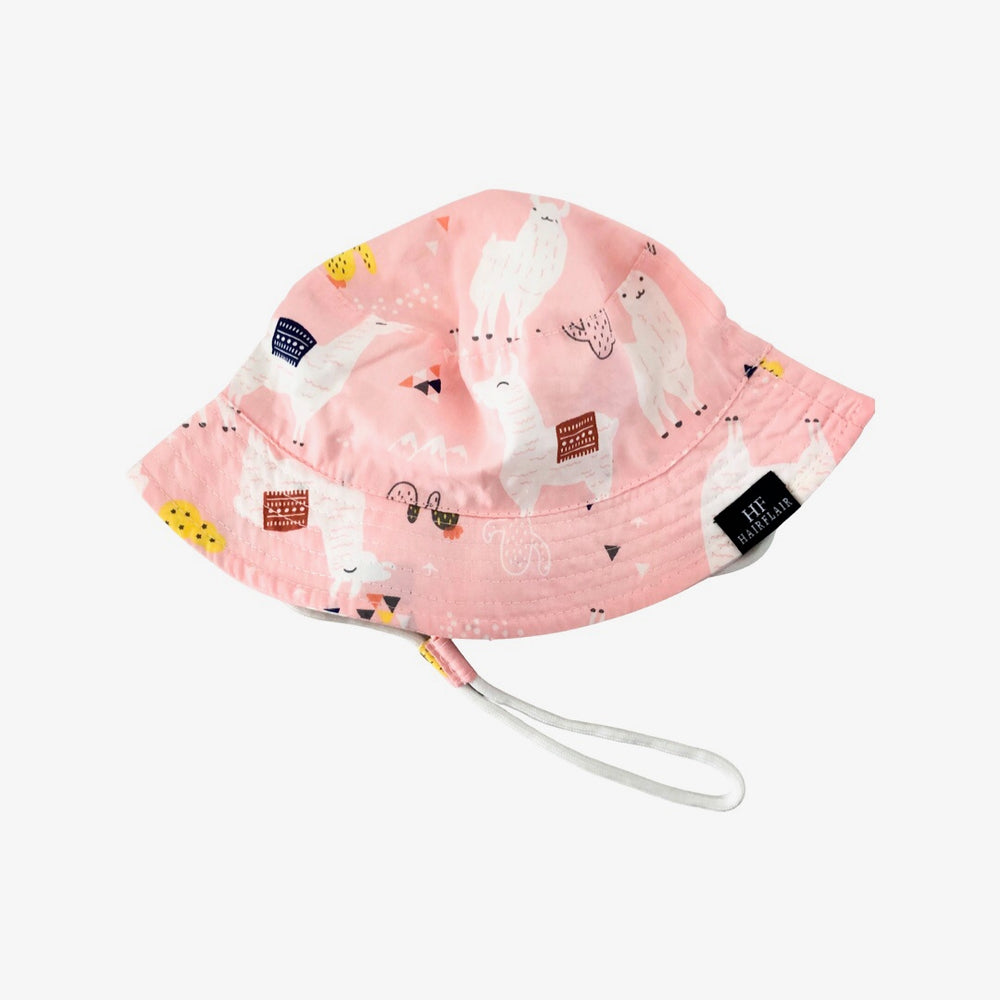 Hats - Kids Pink Llama 1-3yrs