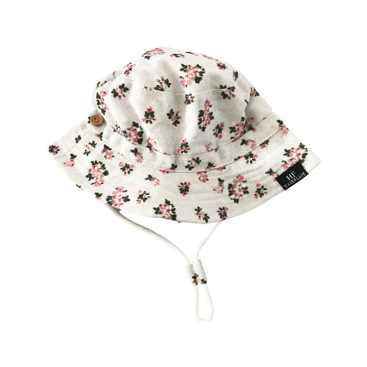 Hats - Kids Pink Posy 1-3yrs