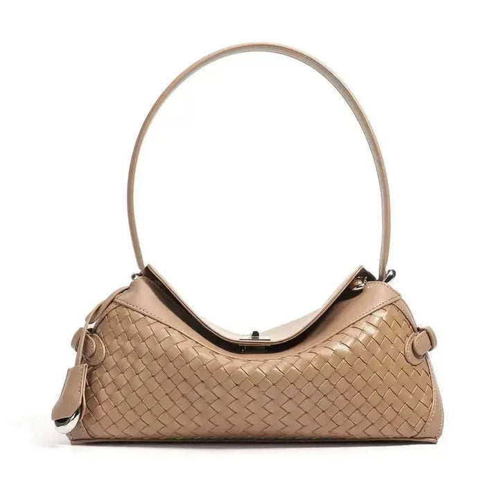 WS St Margaux Tressage Cowhide Bag - Nude