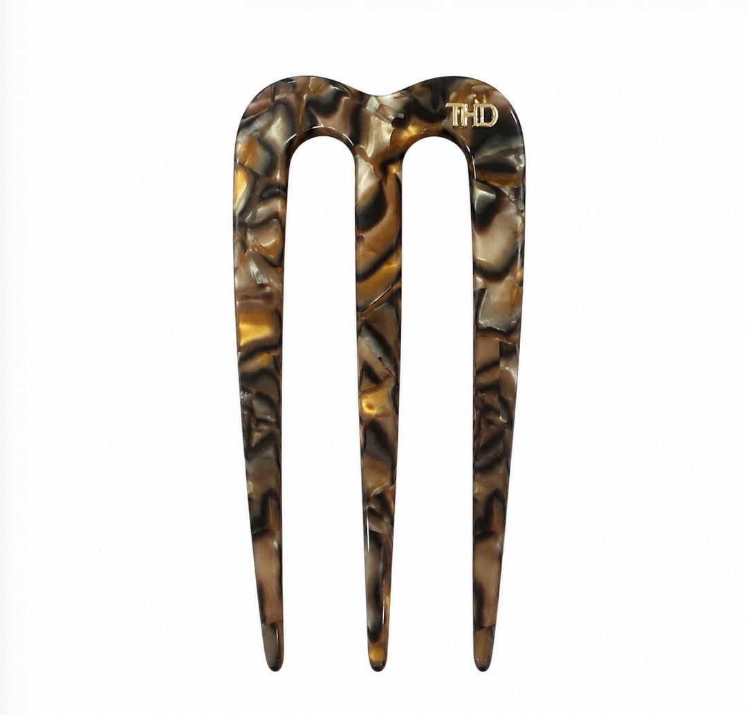 Acetate Chignon M Pin Marble