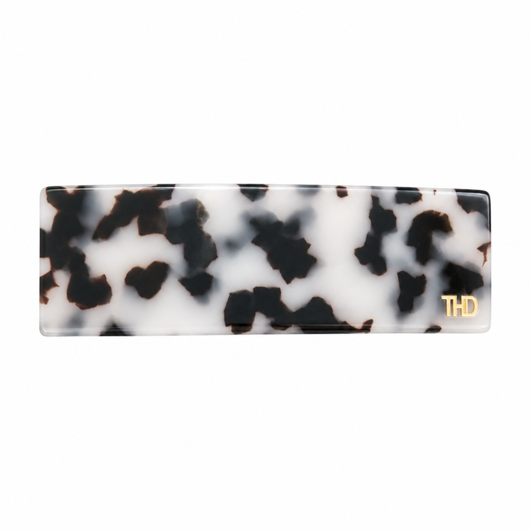 WS - Acetate Barette Light Tortoise oversized - Hero