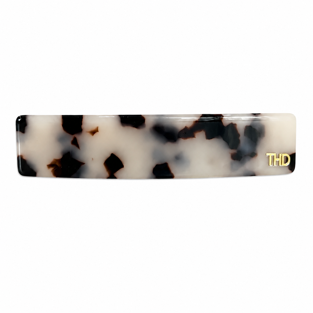 WS Acetate Barette Tortoise - Light Tortoise - Hero