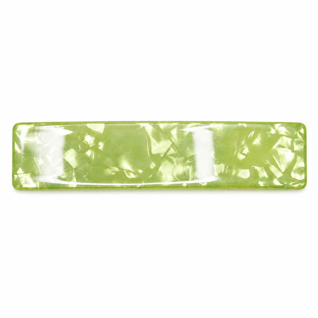 WS Acetate Barette Pearl - Green - Hero