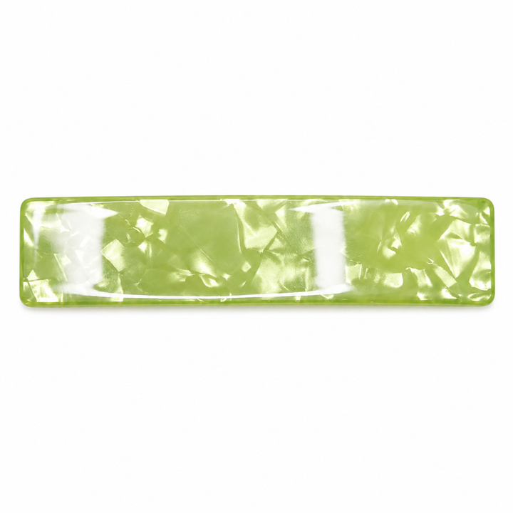 WS Acetate Barette Pearl - Green - Hero