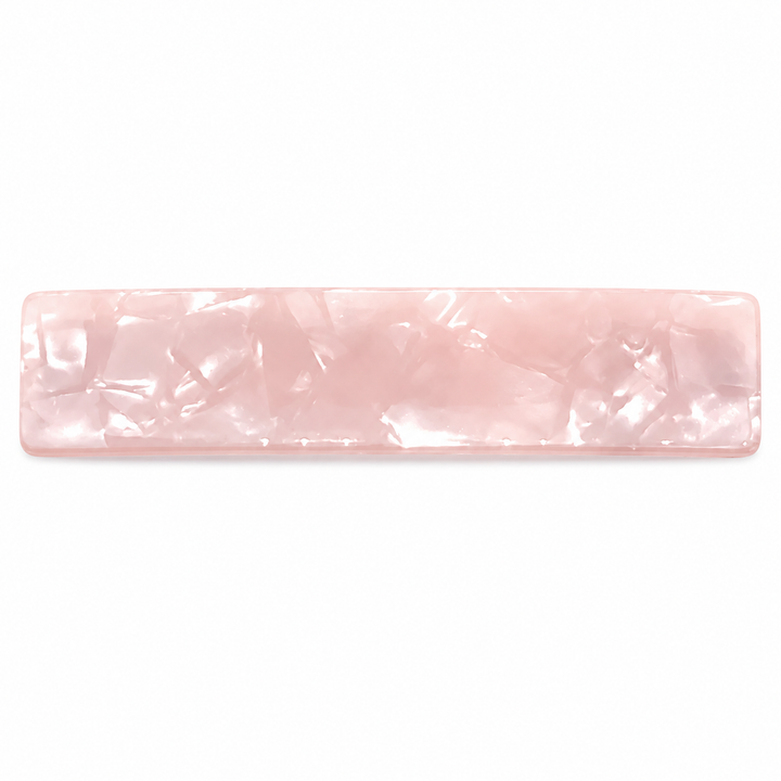 WS Acetate Barette Pearl - Pink