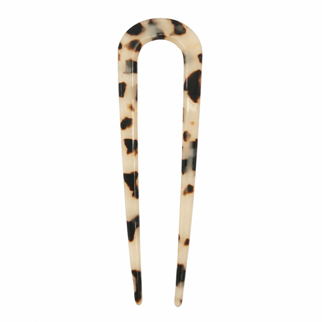 WS Acetate Chignon U Pin Tortoise - Light Tortoise - Hero