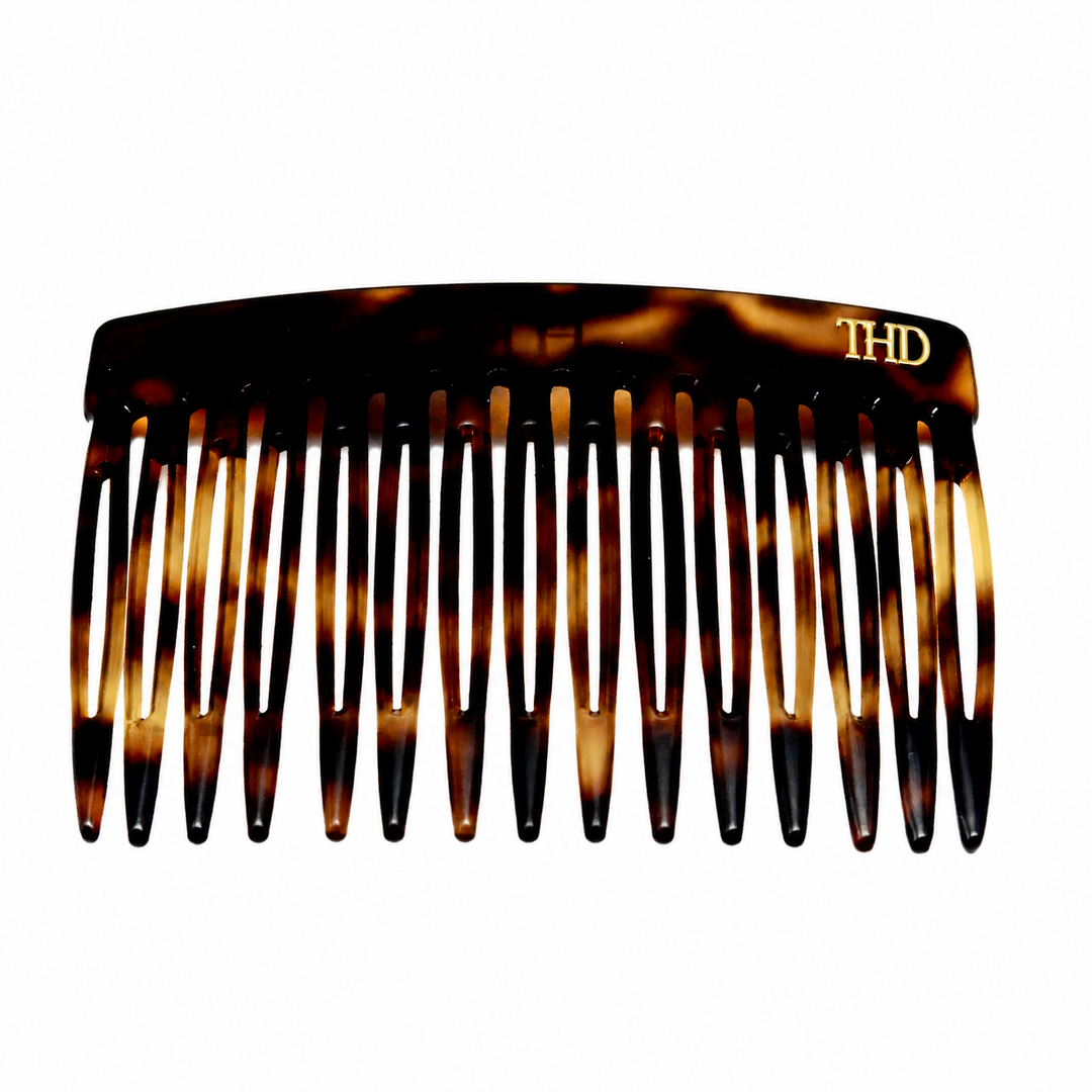WS Acetate Haircomb - Dark Tortoise