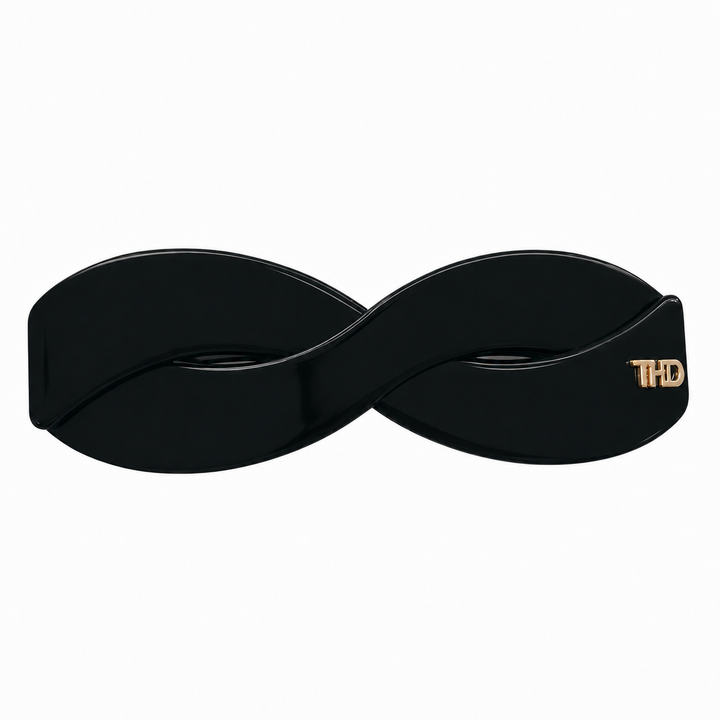 WS Acetate Harmony Barette Block Colour - Black