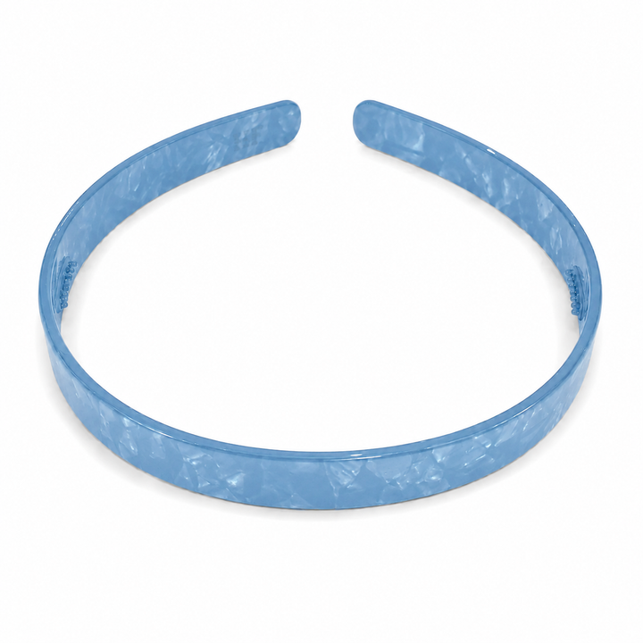 WS Cellulose Acetate Headband Pearl 1.5cm - Blue - Hero