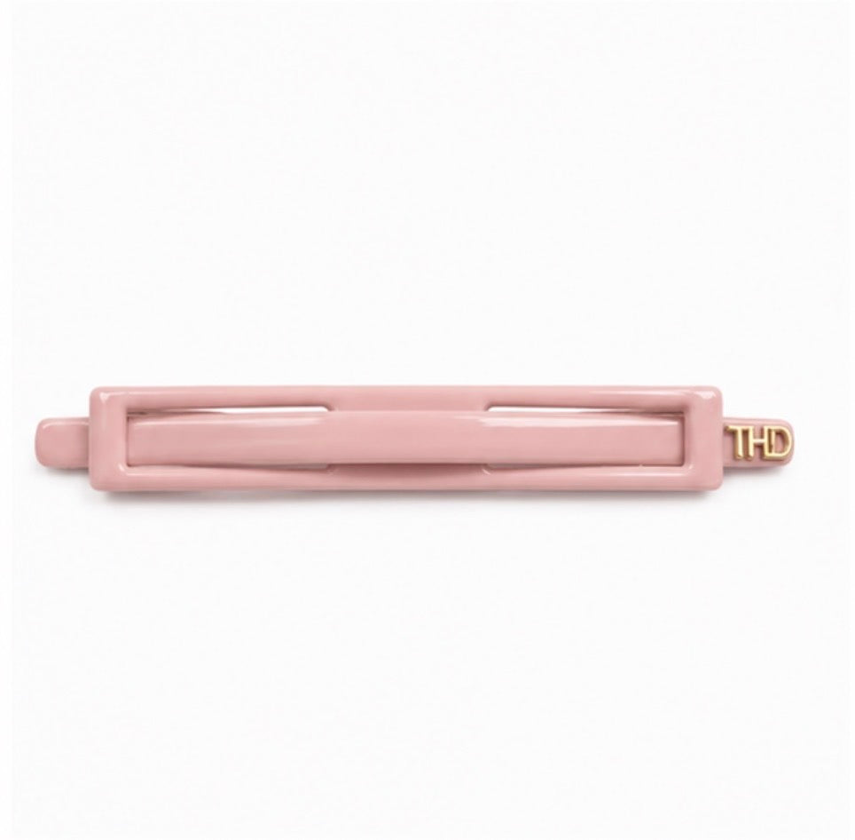 WS Cellulose Acetate Linear Barette Gelato - Gelato Pink