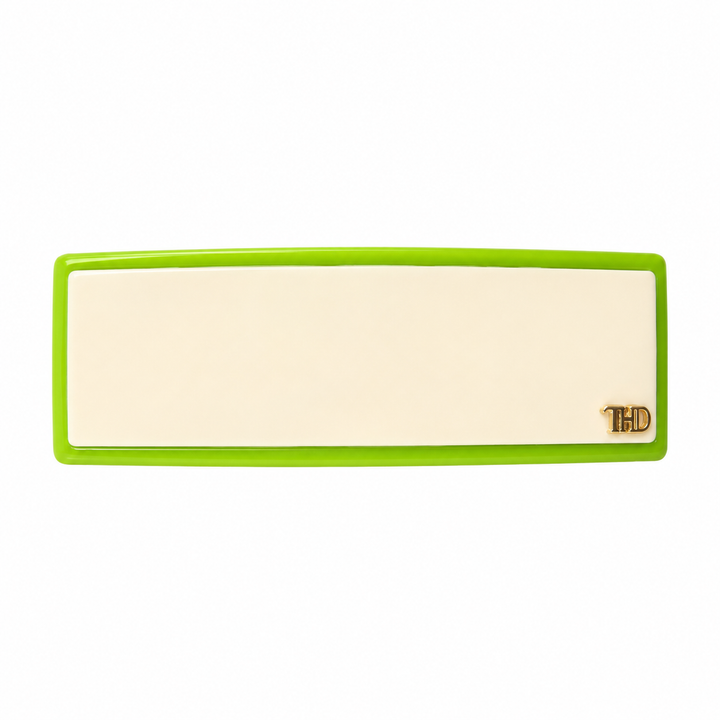 WS Acetate Wide Barette Two Tone - Lovebird