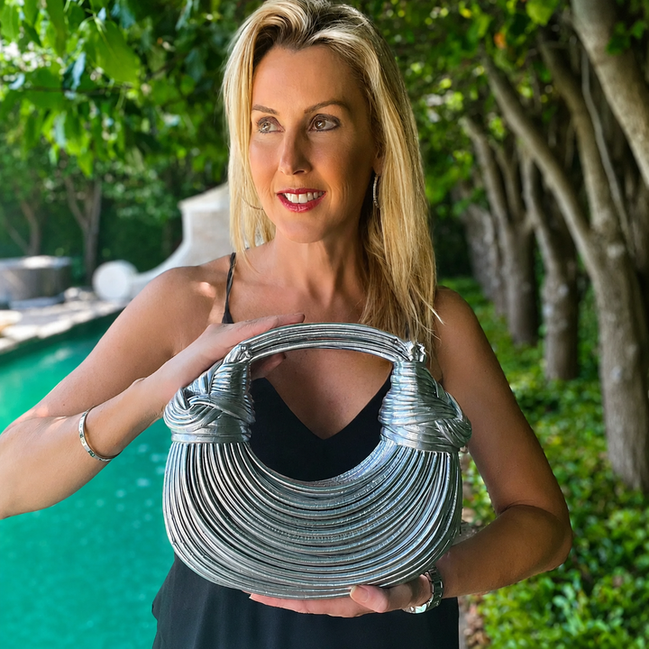 WS Amara Hand Bag - Silver - Image 1