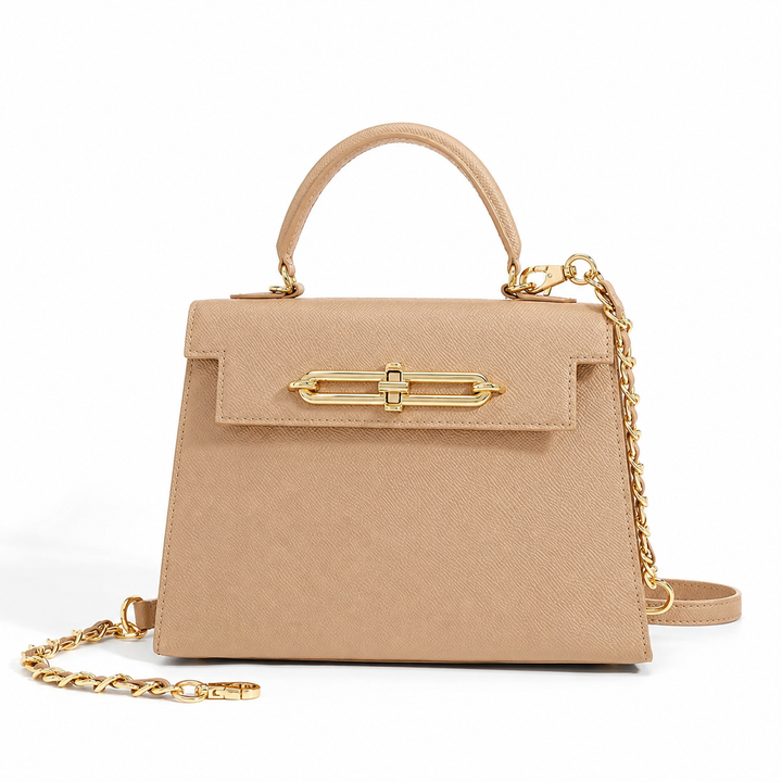 WS Anna Cowhide Bag - Nude