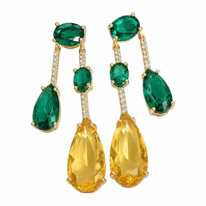 WS Crystal Earrings - Anna - Hero