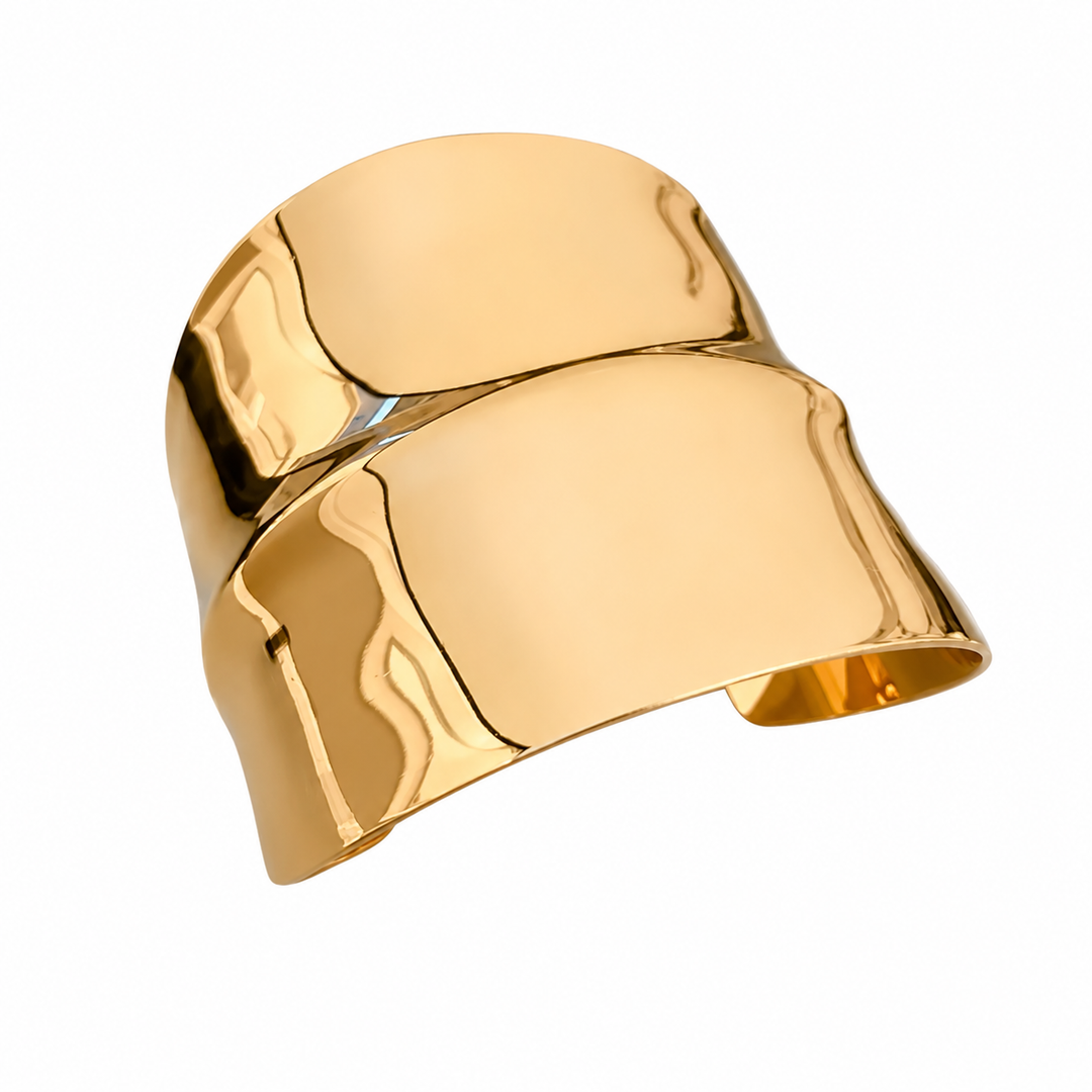 Arianna Cuff Bracelet - Gold - Hero