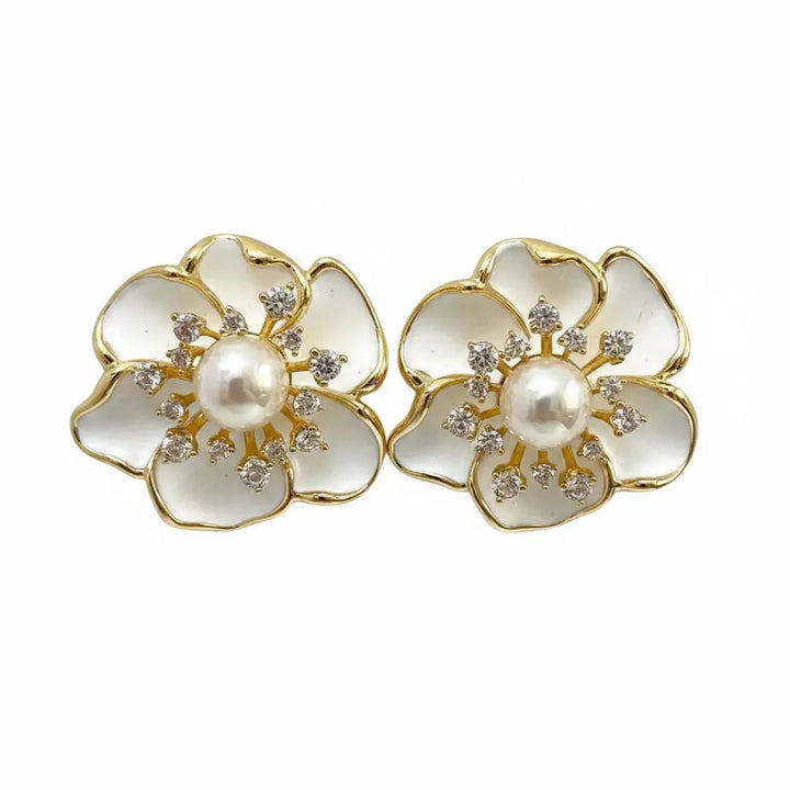 Blossom Pearl Earrings