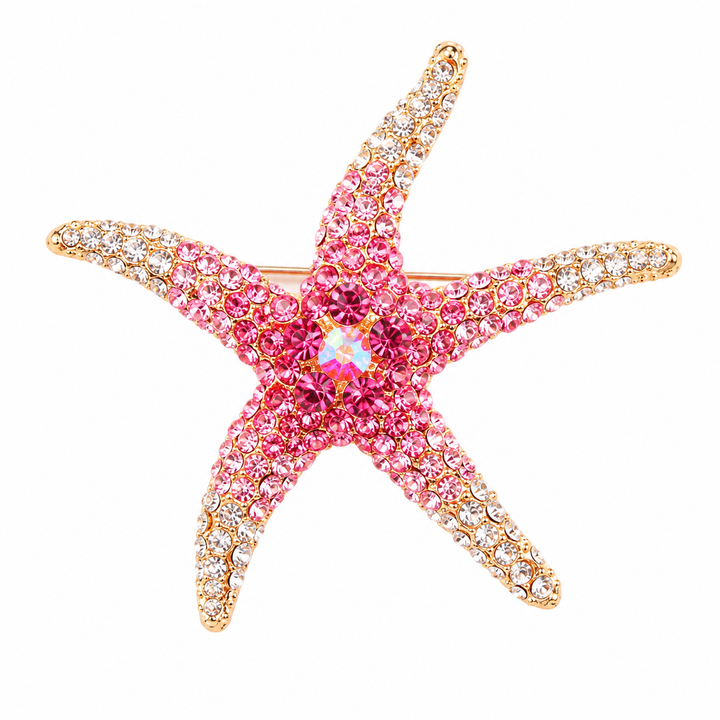 WS Brooch Starfish - Pink